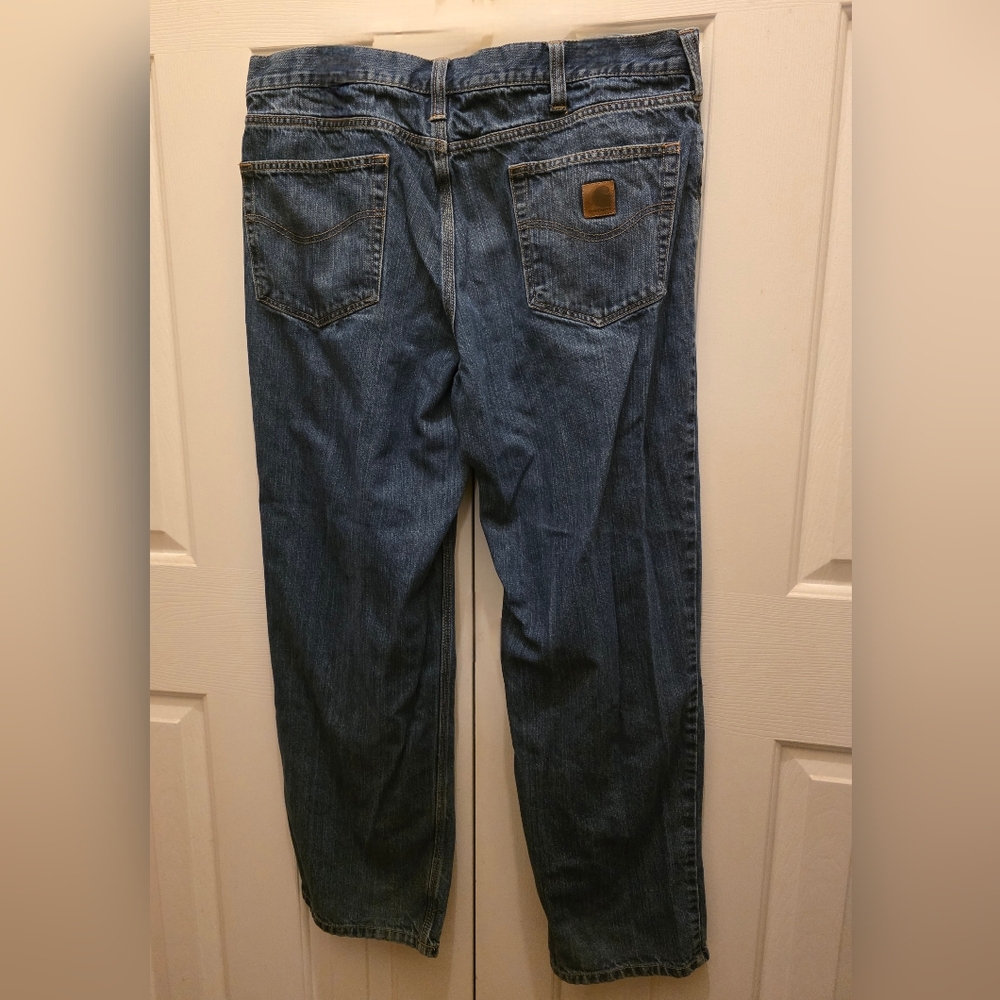 Carhartt Men's Relaxed-Fit Tipton Jean- Size 38x32- NWOT 💙 - Picture 5 of 7